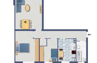 Wohnung kaufen in Borgfelder Stieg 14, 21502 Geesthacht, Kapitalanlage in Geesthacht: Vermietete 2,5-Zimmer-Wohnung im MFH, Balkon, ca. 65,46 m², prov.-frei