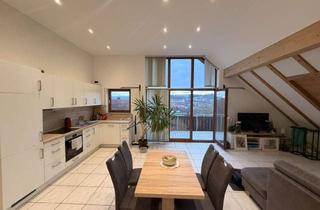Loft kaufen in 74420 Oberrot, TOP INVESTMENT - Hochwertig modernisierte 2-Zimmer-Wohnung im Loft-Stil mit Traum-Ausblick ins Grüne
