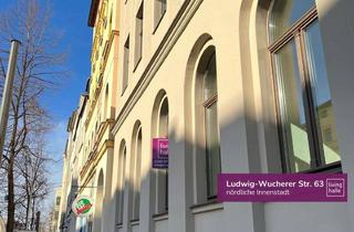 Wohnung mieten in Ludwig Wucherer Straße 63, 06108 Paulusviertel, Traumwohnung mit 2 Balkonen, Designbad und Stellplatz in der Luwu!