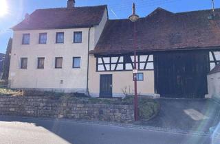 Haus kaufen in 74594 Kreßberg, Kreßberg / Mariäkappel - Älteres, teilrenoviertes Wohnhaus mit Einliegerwohnung, Garage und großem Schuppen