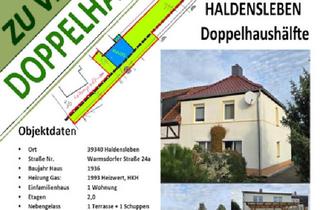 Doppelhaushälfte kaufen in 39340 Haldensleben, Haldensleben - Haldensleben Doppelhaushälfte