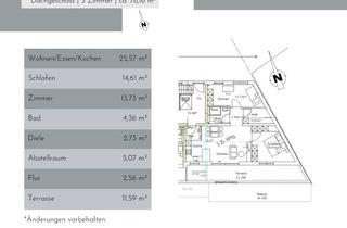 Wohnung kaufen in Eifelstraße, 72622 Nürtingen, attraktive 3-Zimmer-Dachgeschoss-Wohnung mit großzügiger Terrasse