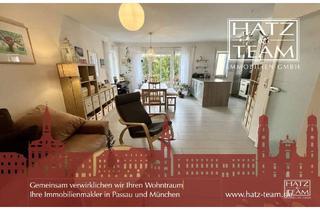 Wohnung kaufen in 94127 Neuburg, Hochwertige Erdgeschosswohnung mit Terrasse und Garten in exklusiver Wohnlage!