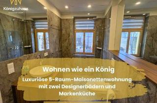 Wohnung mieten in 07548 Debschwitz, Wohnen wie ein König - Luxuriöse 5-Raum-Maisonettenwohnung mit zwei Designerbädern und Markenküche
