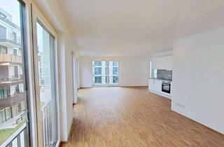 Wohnung mieten in Neugäßchen, 66111 Saarbrücken, Weitläufige 3-Zimmer-Neubauwohnung mit Balkon, Einbauküche und besonderem Schnitt im Wohnquartier...