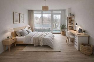 Wohnung mieten in Elbestrasse 25, 24943 Fruerlund, Lichtdurchflutete 1 Zi Whg mit sonnigem Balkon und neuer Einbauküche/Fenster