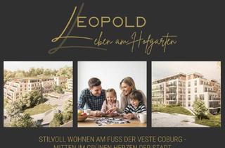 Wohnung mieten in Leopoldstraße 65, 96450 Coburg, **NEUBAU** Exclusive 4 Zimmer Wohnung mit Balkon am Hofgarten ab Juli 2026