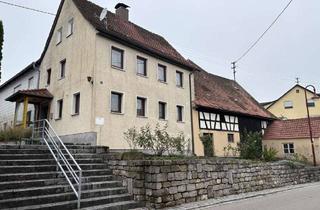 Haus kaufen in 74594 Kreßberg, Älteres, teilrenoviertes Wohnhaus mit Einliegerwohnung, Garage und großem Schuppen