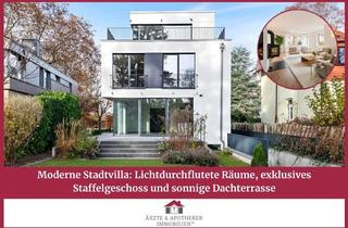 Villa kaufen in 22143 Rahlstedt, Moderne Stadtvilla: Lichtdurchflutete Räume, exklusives Staffelgeschoss und sonnige Dachterrasse