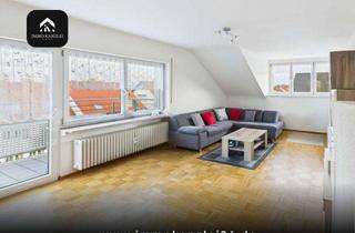 Wohnung kaufen in 76287 Rheinstetten, ***RESERVIERT***Viel Platz unter dem Dach – 4-Zimmer-Wohnung mit Balkon in Rheinstetten!