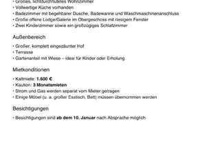 Haus mieten in 16321 Rüdnitz, Dorfstraße 15a, 16321 Rüdnitz