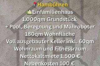 Haus mieten in Rastenburger Straße, 29313 Hambühren, Einfamilienhaus mit 5 Zimmern und 1000 m² Grundstück in Hambühren