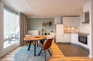 Immobilie mieten in Fliegender Holländer 23, 24159 Schilksee, Möblierte, renovierte 1-Raumwohnung mit Balkon und einem PKW-Stellplatz