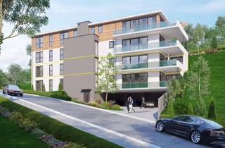 Wohnung kaufen in 74821 Mosbach, Neubau-KFW55 Haus: 2. OG -Luxusimmobilie mit 3,5 Zimmern, grossem Balkon, Garage + Stellplatz