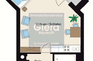 Wohnung mieten in Rosestraße, 95444 City, Schöne 1 Zimmer Wohnung mit Balkon