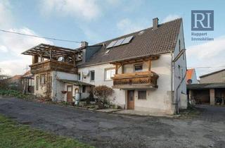 Haus kaufen in 97271 Kleinrinderfeld, Kleinrinderfeld / Limbachshof - Zweifamilienhaus mit Nebengebäuden in Limbachshof
