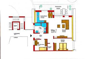 Haus kaufen in 87787 Wolfertschwenden, Wolfertschwenden - Moderne 3,5-Zimmer-Penthouse-Wohnung mit großer Dachterrasse