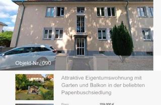 Wohnung kaufen in 45473 Mülheim, Mülheim an der Ruhr - Attraktive Eigentumswohnung mit Garten und Balkon