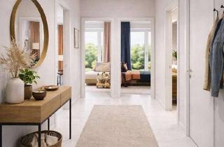 Wohnung kaufen in 04349 Thekla, bezugsfertige, barrierefreie 4-Zimmer-Familienwohnung mit Terrasse und moderner Technik bezugsfertig