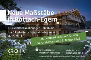 Wohnung kaufen in 83700 Rottach-Egern, NEUBAU-WOHNUNGEN IN ROTTACH-EGERN