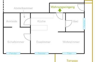 Wohnung mieten in Karlstraße 12, 72667 Schlaitdorf, Neubau-Erstbezug: 2 Zimmer Wohnung mit Terrasse in Schlaitdorf