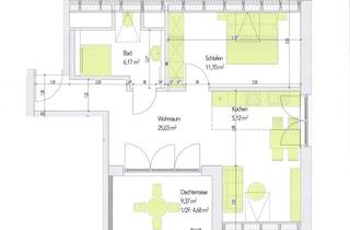 Wohnung mieten in 86438 Kissing, Luxuriöses 2‑Zimmer Dachgeschoss-Apartment mit Dachterrasse