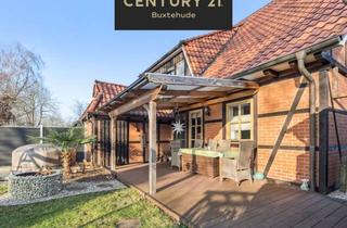 Doppelhaushälfte kaufen in 21755 Hechthausen, Doppelhaushälfte mit Charme in Sackgassenlage