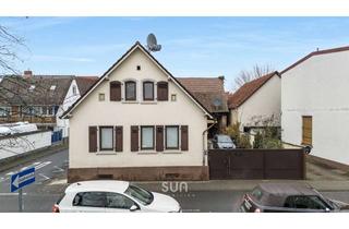 Haus kaufen in 64546 Mörfelden-Walldorf, SELTEN: Wohnhaus im Zentrum mit Scheune, Anbau & Garage