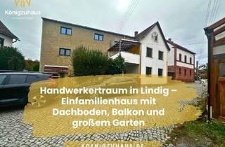 Einfamilienhaus kaufen in 07768 Lindig, Handwerkertraum in Lindig – Einfamilienhaus mit Dachboden, Balkon und großem Garten
