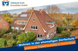 Doppelhaushälfte kaufen in 23623 Ahrensbök, Besondere Doppelhaushälfte in Siblin – ehemalige Dorfschule mit viel Platz