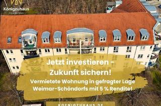 Anlageobjekt in 99427 Schöndorf, Jetzt investieren - Zukunft sichern: Vermietete Wohnung in Weimar-Schöndorf mit 5 % Rendite!