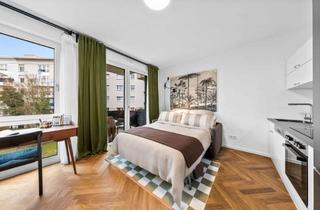 Wohnung mieten in Pankstraße 91, 13357 Wedding, Erstbezug! Vollmöbliertes Studio-Apartment mit Balkon im Neubau