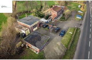 Haus kaufen in 26452 Sande, Einzigartige Gelegenheit für Gewerbe und Wohnen – Zwei-Familien-Haus mit Hallen und Werkstatt