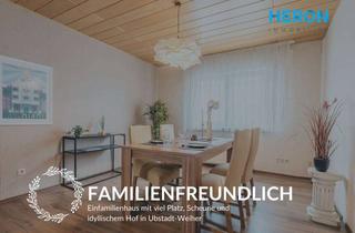 Einfamilienhaus kaufen in 76698 Ubstadt-Weiher, FAMILIENFREUNDLICH - Einfamilienhaus mit viel Platz, Scheune und idyllischem Hof in Ubstadt-Weiher