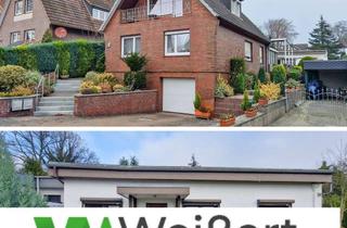 Haus kaufen in 25524 Itzehoe, 2 Häuser, 1 Preis – perfektes Mehrgenerationenwohnen in großzügigem Ein- /Zweifamilienhaus + Bunga