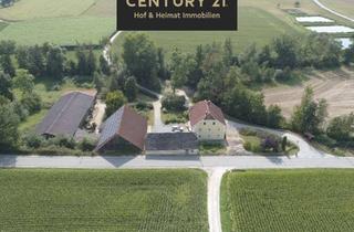 Bauernhaus kaufen in 94081 Fürstenzell, Wohnen und Gewerbe XXL: Hofstelle mit saniertem Bauernhaus und großer Halle in Alleinlage!