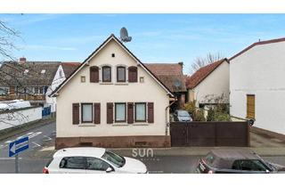Haus kaufen in 64546 Mörfelden-Walldorf, Mörfelden-Walldorf - SELTEN: Wohnhaus im Zentrum mit Scheune, Anbau & Garage