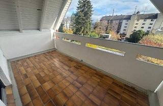 Wohnung kaufen in 68199 Mannheim, Mannheim / Neckarau - Helle 2-Zimmer-Dachgeschosswohnung mit Loggia und Blick ins Grüne