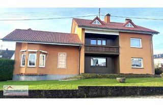 Haus kaufen in 66693 Orscholz, Orscholz - GROßES ANWESEN MIT 4 GROßEN GARAGEN IN TOP-WOHNLAGE!