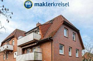 Wohnung kaufen in 26427 Esens, Zentral in Esens: Schöne Dachgeschosswohnung mit Balkon und Parkplatz!