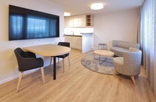 Wohnung mieten in 79108 Zähringen, Moderne hochwertige 1-Zimmer Wohnung, voll möbliert mit Balkon im 7. OG in Freiburg-Zähringen