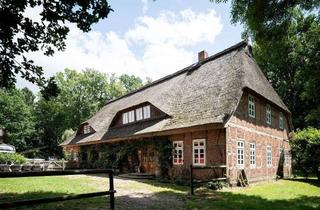 Haus kaufen in Lauenbrücker Straße, 29640 Schneverdingen, Idyllischer Reetdachreiterhof mit Gästezimmern und Apartments, vielseitigen Nutzungsmöglichkeiten