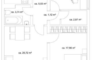 Wohnung kaufen in 47441 Moers, Moers - Vermietete & Kernsanierte Wohnung mit 5,5% Rendite
