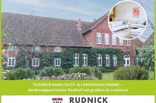 Haus kaufen in 31556 Wölpinghausen, Wölpinghausen - RUDNICK bietet GUTS- & LANDHAUSCHARME - denkmalgeschützter Resthof mit großem Grundstück