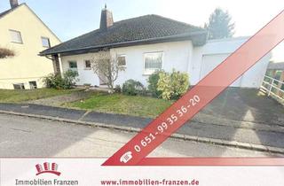 Einfamilienhaus kaufen in 54317 Gusterath, Gusterath - Gusterath: Bungalow mit viel Platz für die Familie - mit Sauna, Ausblick und schönem Garten!
