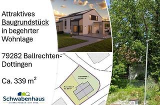 Grundstück zu kaufen in 79282 Ballrechten-Dottingen, Attraktives Baugrundstück in idyllischer Lage – 339 m² in Ballrechten-Dottingen