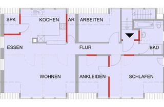 Wohnung mieten in 56291 Norath, Erstbezug nach Kernsanierung: 4ZKB Dachgeschosswohnung mit Klimaanlage & gehobener Innenausstattung