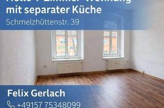 Wohnung mieten in Schmelzhüttenstr. 39, 07545 Gera, Helle 1-Zimmer-Wohnung mit separater Küche Wohnung in Gera