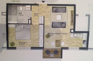 Wohnung mieten in Mainstraße 16, 95444 City, Moderne 2-Zimmer Wohnung mit Balkon in Bayreuth - City