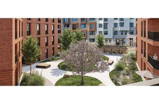 Wohnung kaufen in Eugen-Martin-Straße 19b, 79106 Stühlinger, Freiburg 2 Zimmer-Garten-Wohnung in moderner Wohnanlage "the brick" am Güterbahnhof